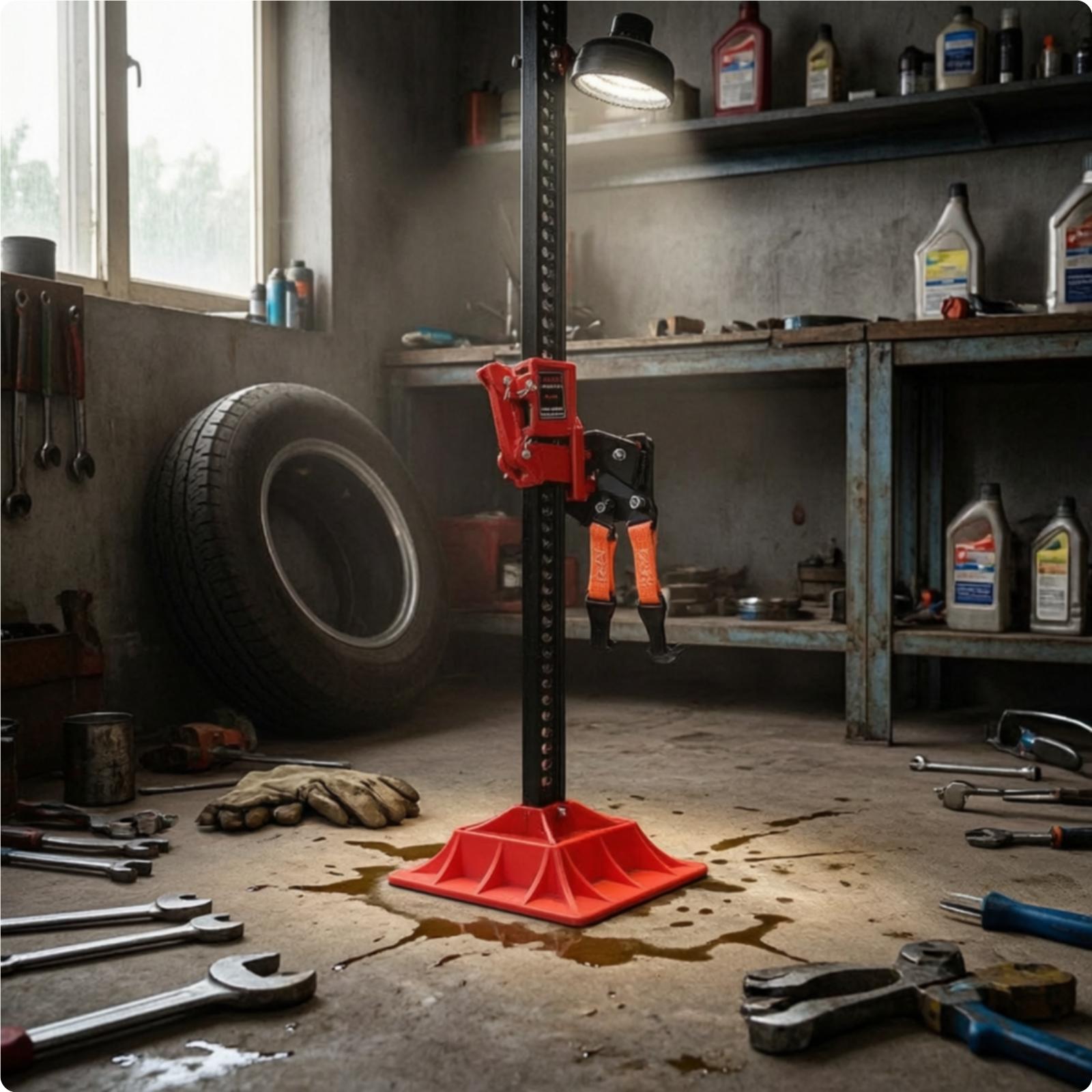 Heavy Equipment Lift - Car Jack Foot Plate Base Pad