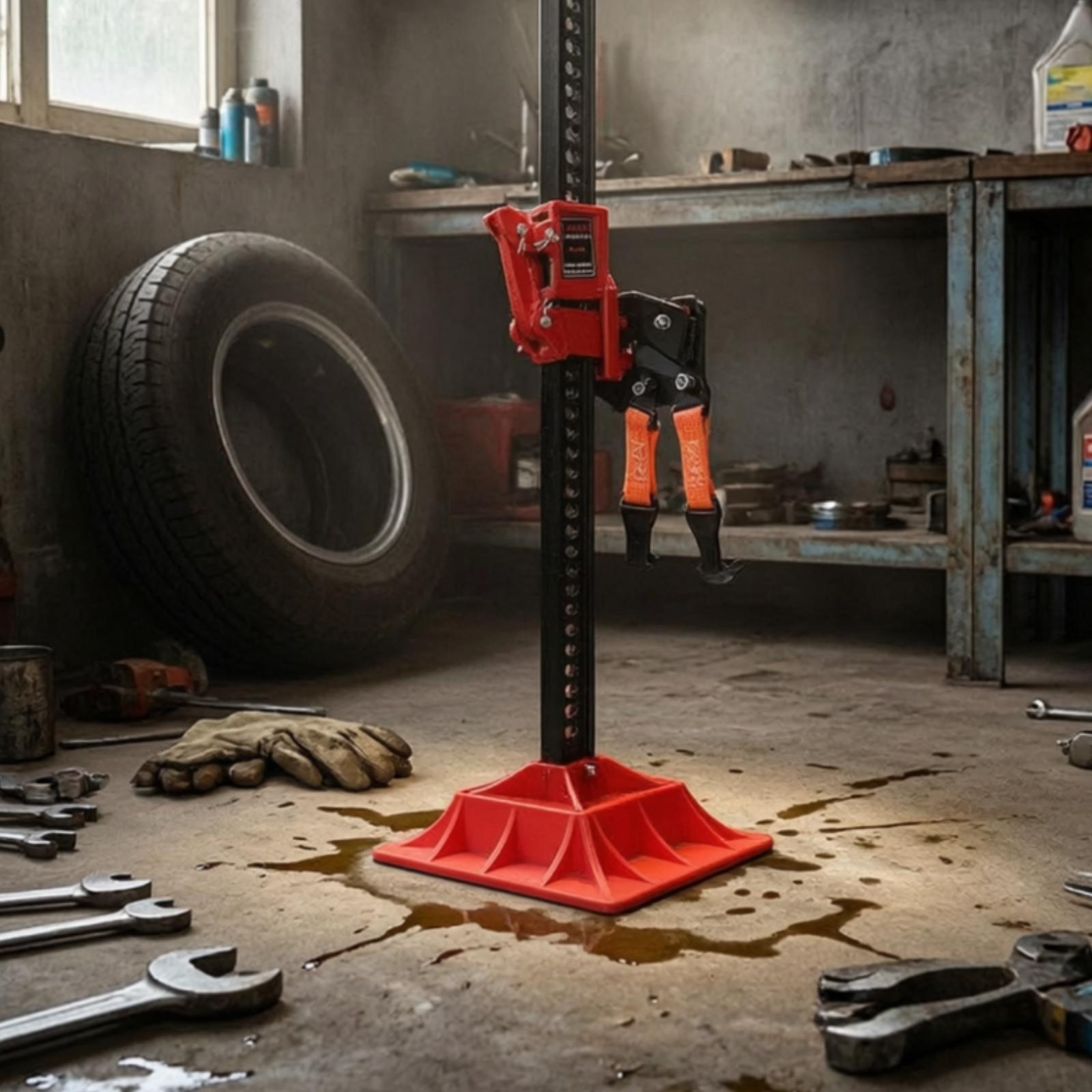 Car Jack Foot Plate Base Pad f - Heavy Equipment Lift recension och pris